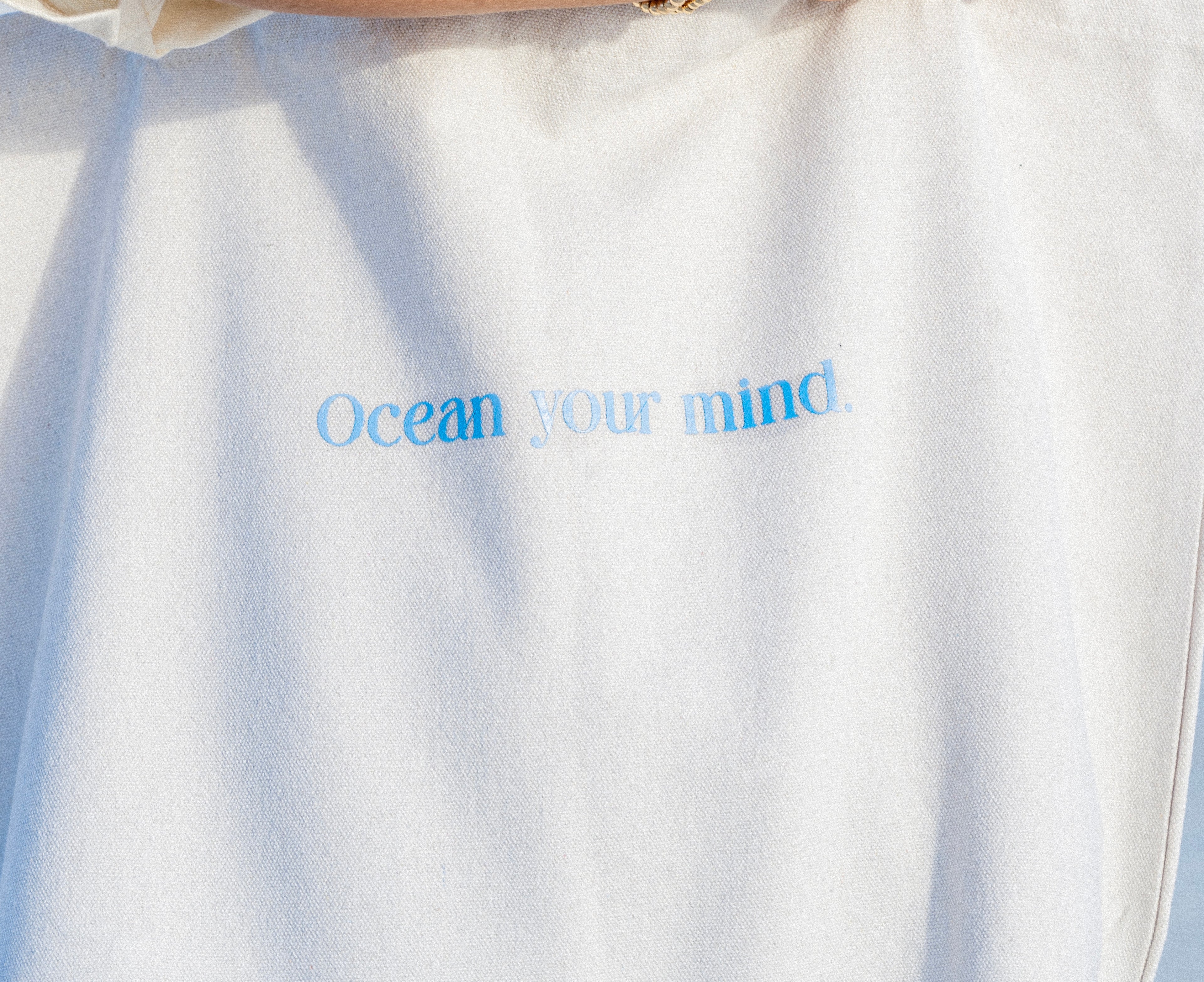 Ocean your mind tote bag - Large